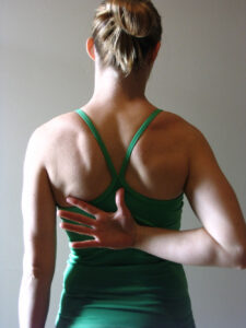 right shoulder stretch