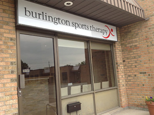 Burlington Sports Therapy front door