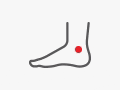 ankle pain icon